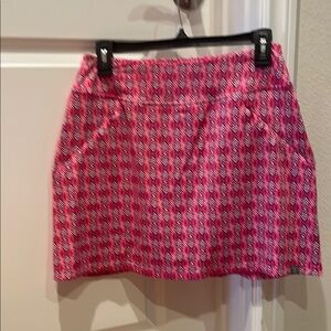 Title nine Pink and White Skirt with built in shorts Casual